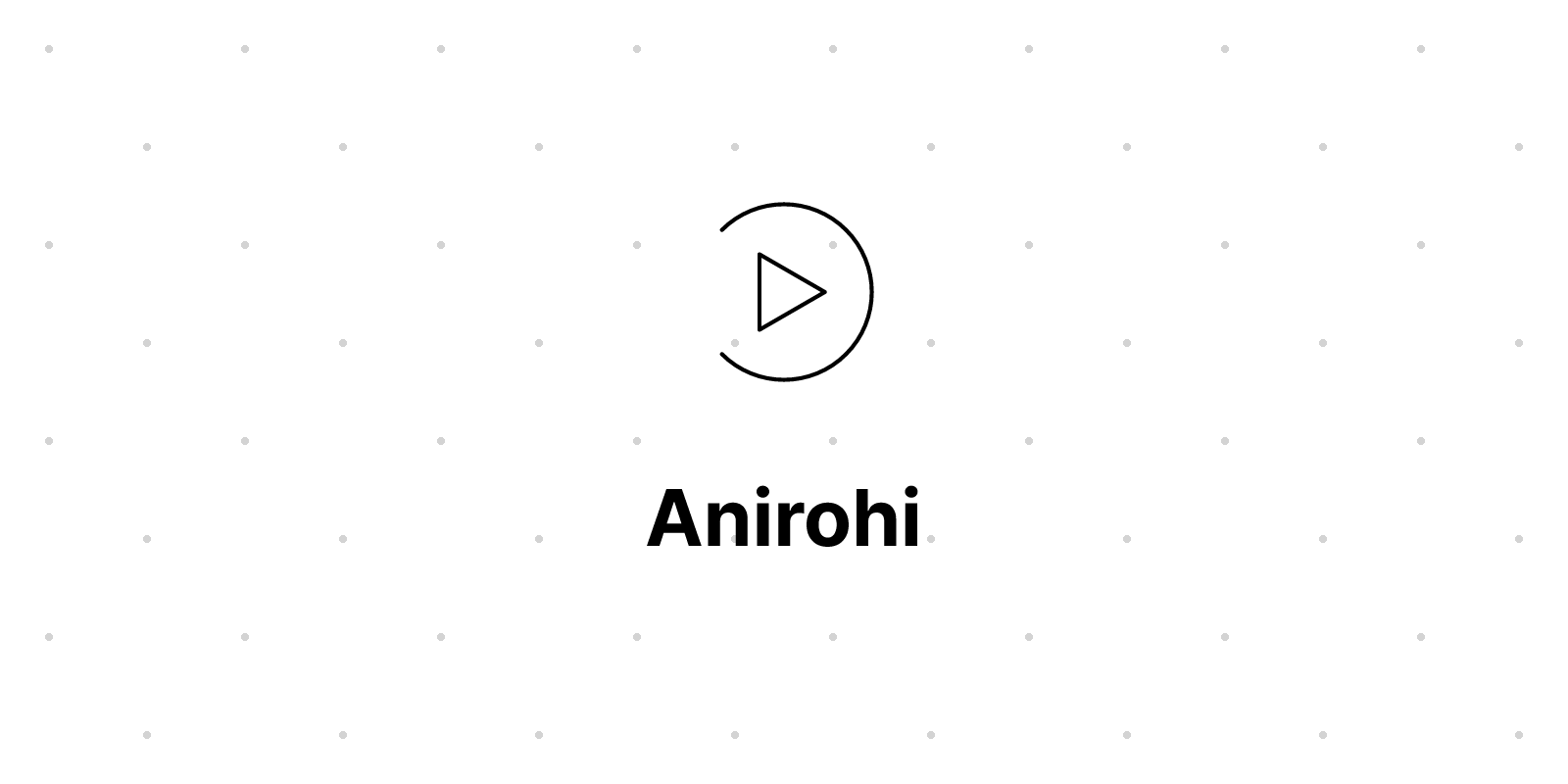 Screenshot of anirohi website